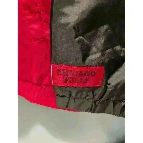 Chicago Bulls NBA 1/4 Zip Wind Breaker Hooded Jacket Large - Picture 4 of 9